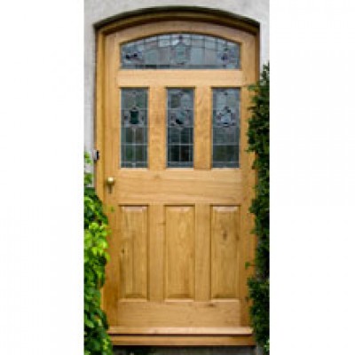 BR16 Triple Pane Arched Head Door and Frame